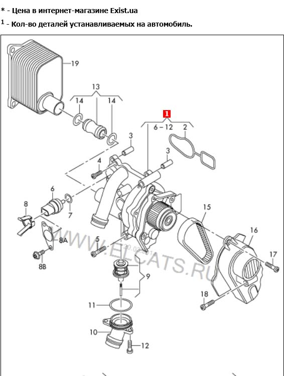 Kühlmittelreglergehäuse