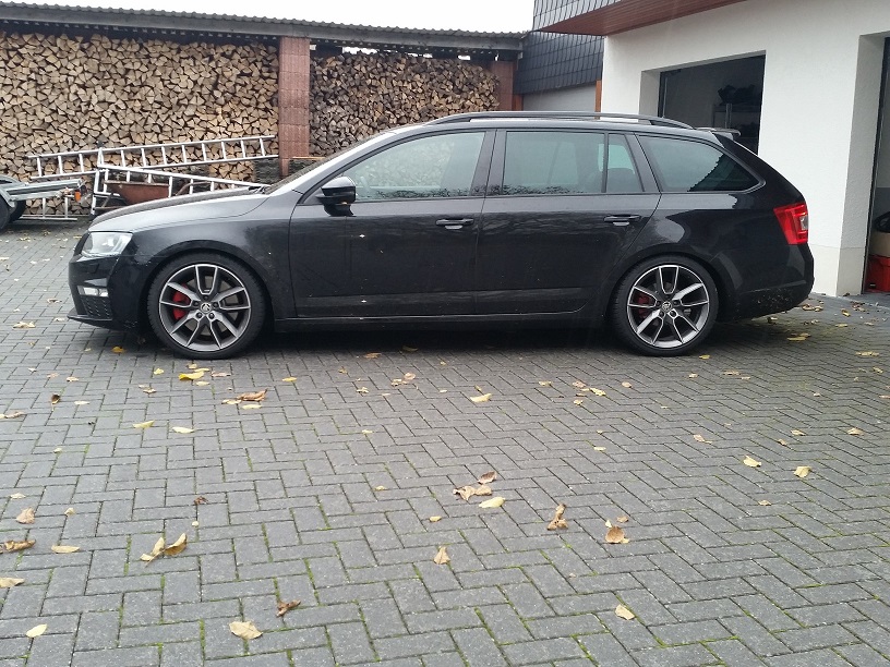 Nach Tieferlegung mit 18&quot; Winterreifen
