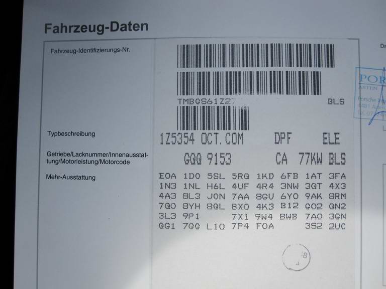 die PRN Nummern meines Octis